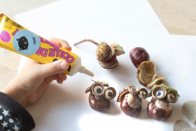 Daar is de herfst! Tijd om lekker samen kastanjeuiltjes te maken!
